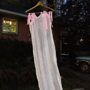 Pottery Barn Teen Sheer Polka Dot Curtain Panels